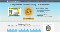 Desktop Screenshot of floridaboatingcourse.com